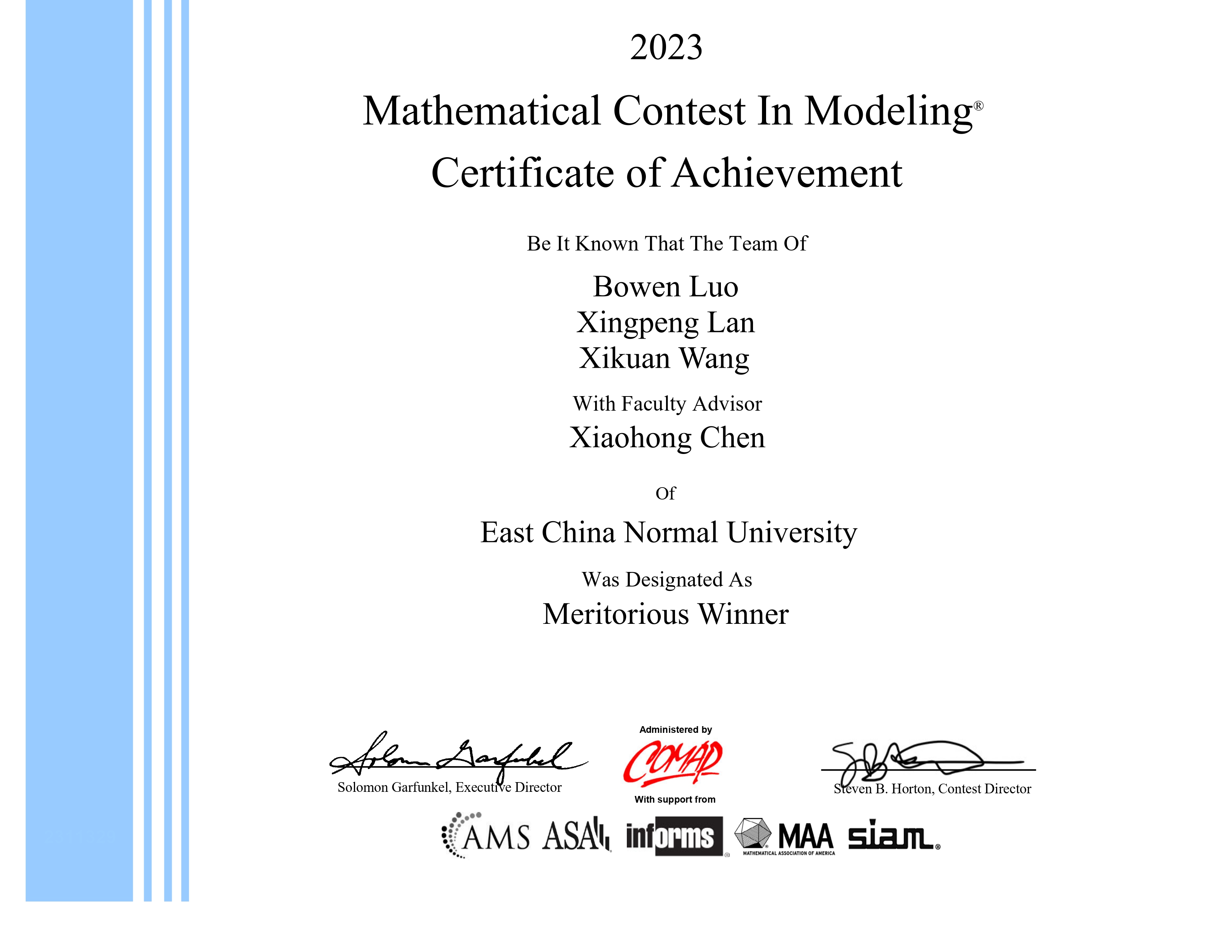 Certificate 1